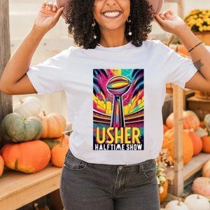 Usher Tshirts Gift For Fan Usher Haft Time Show Shirt Vintage Unisex Shirt